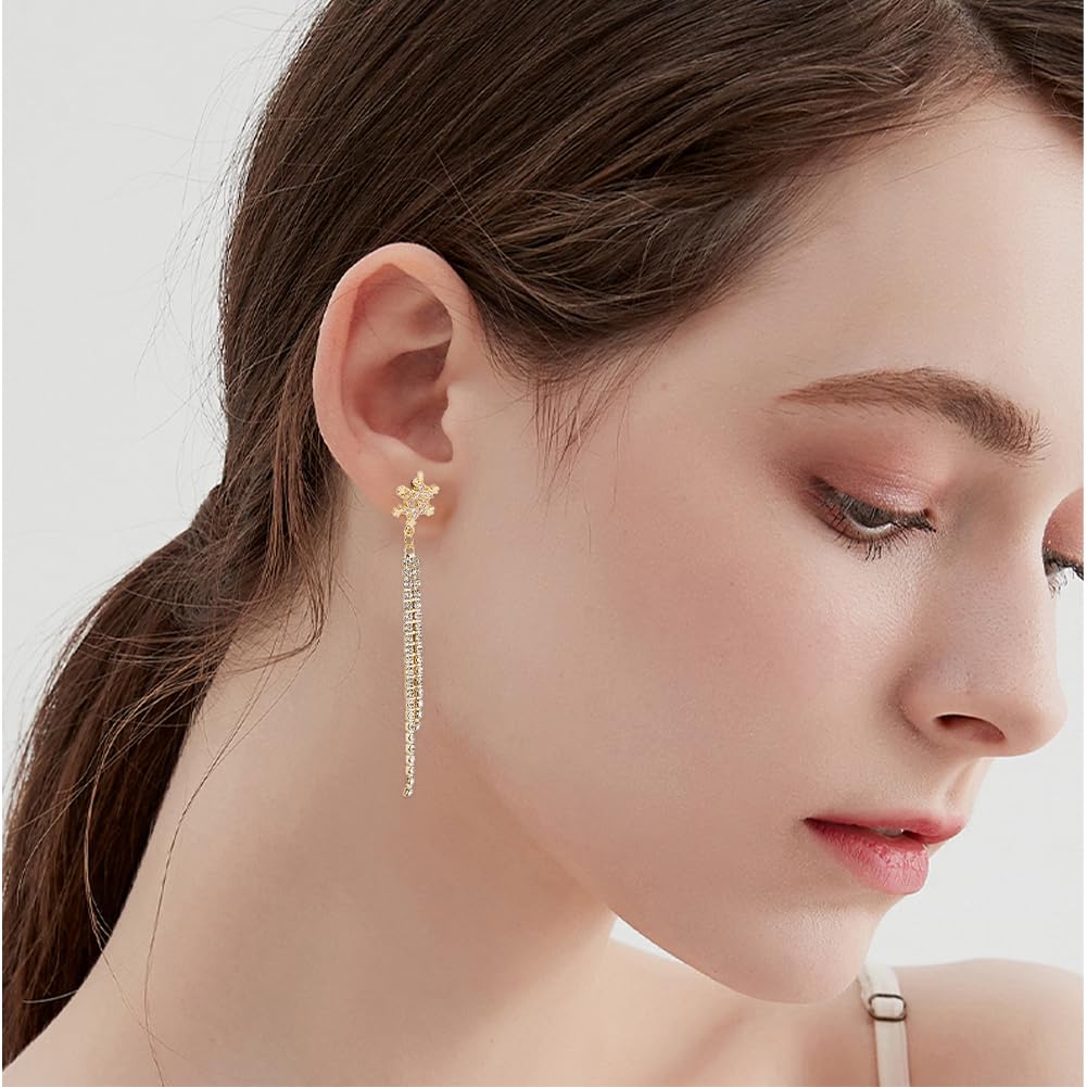 Beebeecraft 14Pcs Star Stud Earring Posts - 18K Gold Plated Earring Findings With 20 Nuts (3.5mm Hole)