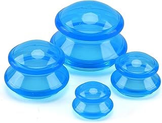 Silicone Cupping Therapy Set, Professional Studio and Home Cupping Set Massage Therapy Cups, Chinese Massage Cups for Cellulite Reduction Cupping Kit, Muscle and Joint Pain Myofascial Cupping Massager