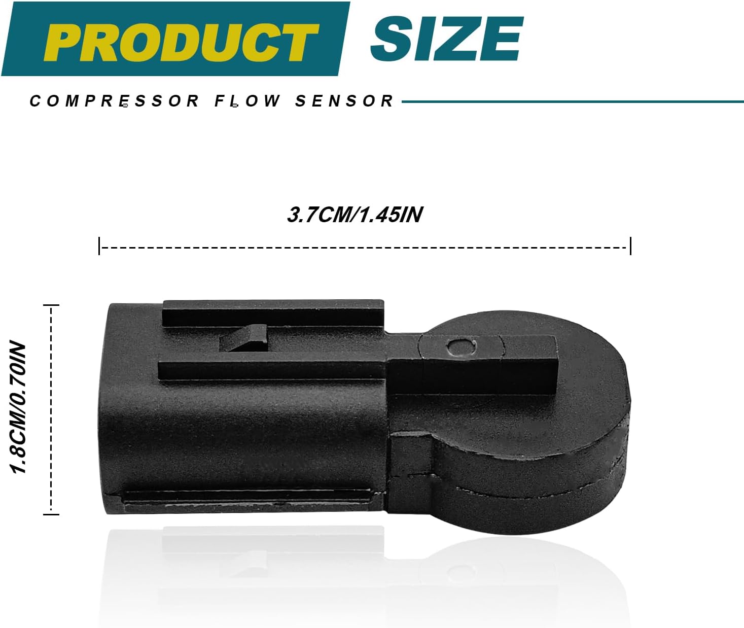 AC Compressor Flow Sensor, Compatible with Sienna 2011-2016, Avalon 2013-2017, Camry 2012-2017, Highlander 2011-2013 etc, Replace OE #‎TSBl9C