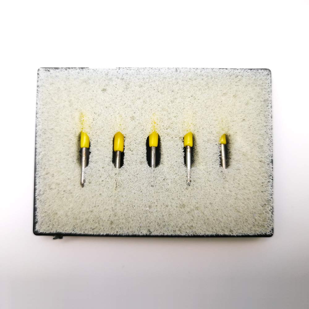 5Pcs 30/45/60 Degree P-Cut Cutting Plotter Vinyl Cutter Knife Blades Cutter Carving Tools (45 Degree)