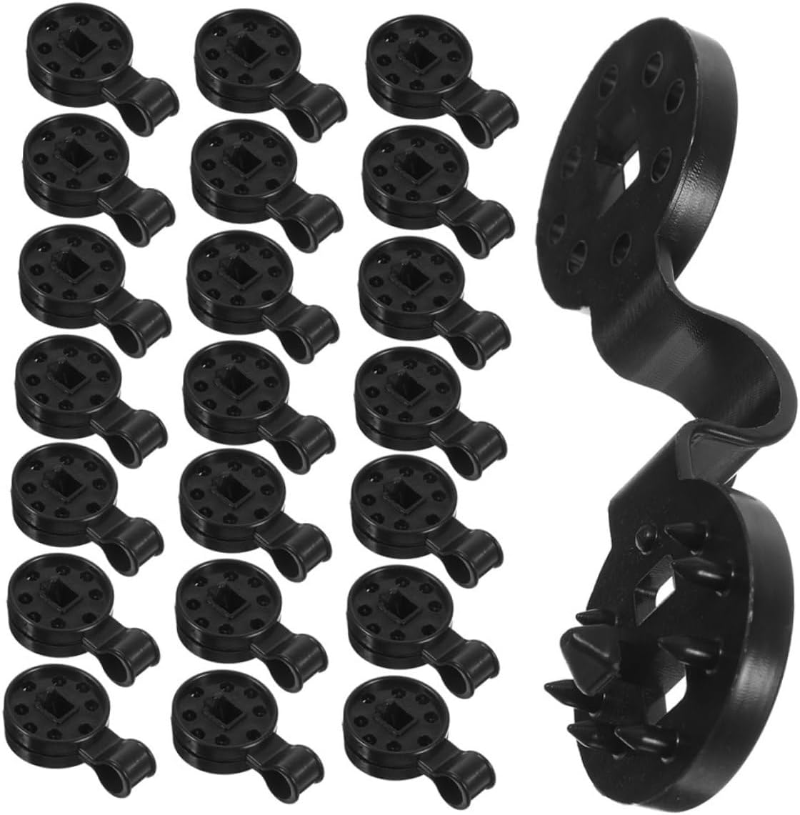 150pcs Greenhouse Shade Net Clips Heavy Duty Reusable Fasteners for Sun Shade Cloth and Garden Netting Easy to Use and Install Design for Strong Wind