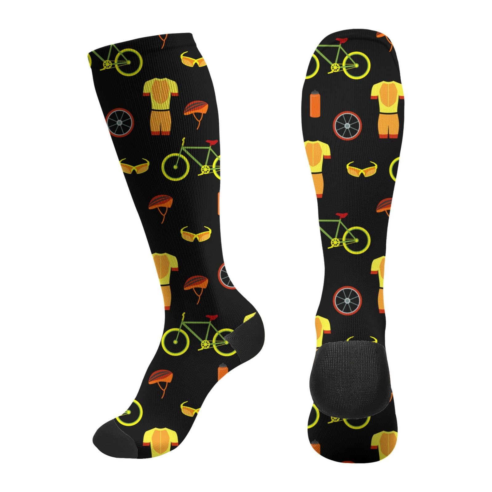 WOAIDY Compression Socks For Women And Men Knee High Support Socks For Running, Athletic
