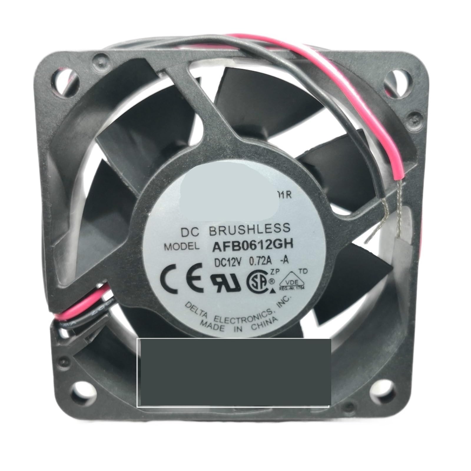 TYHUJKKL AFB0612GH 12V 0.72A 6025 two-wire chassis cooling fan