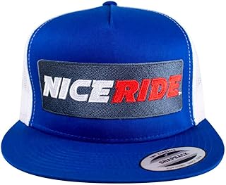Track Side Classic 6006 Snapback Trucker Baseball Hat Royal Blue