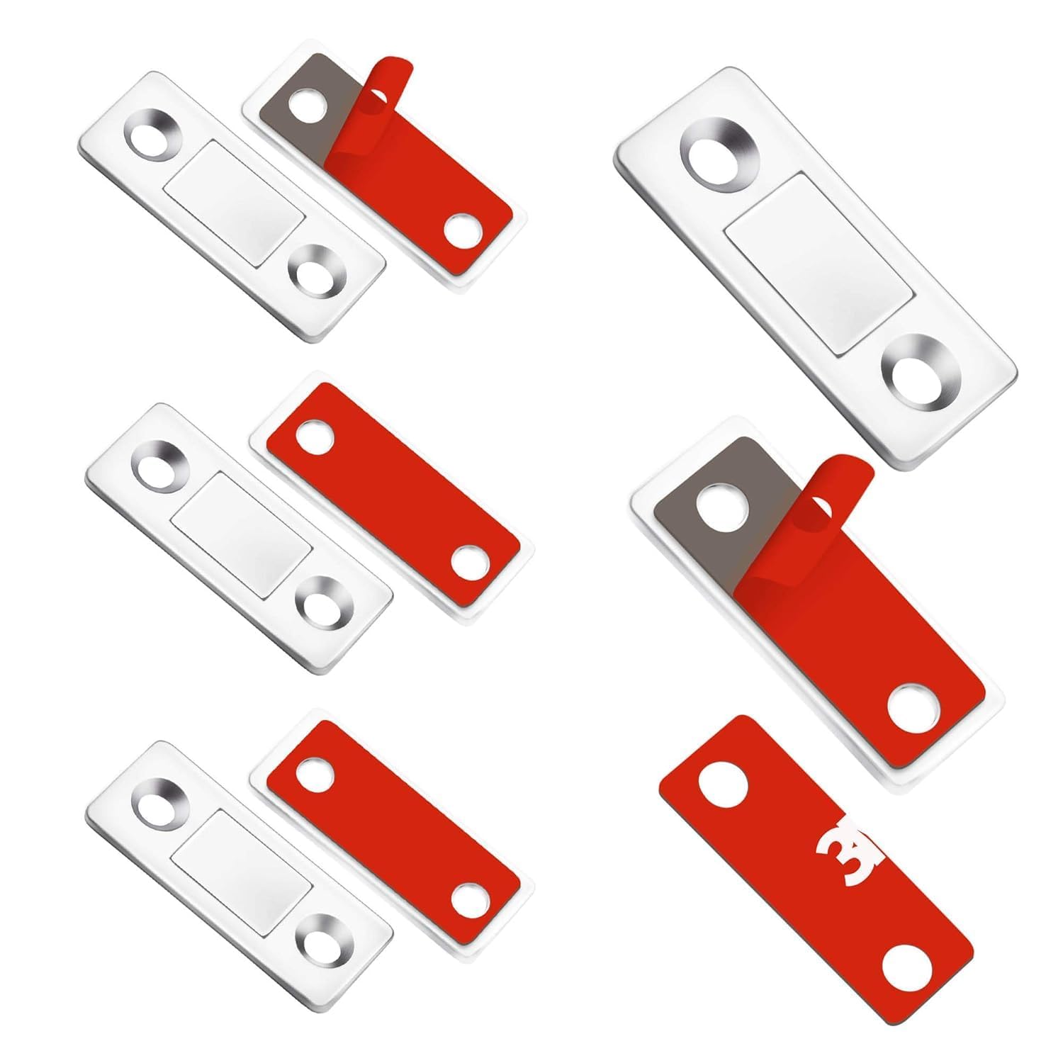 12 Paquetes Imanes Para Puerta De Armario, Cierre Magnético Para Puerta De Cajón, Cierres