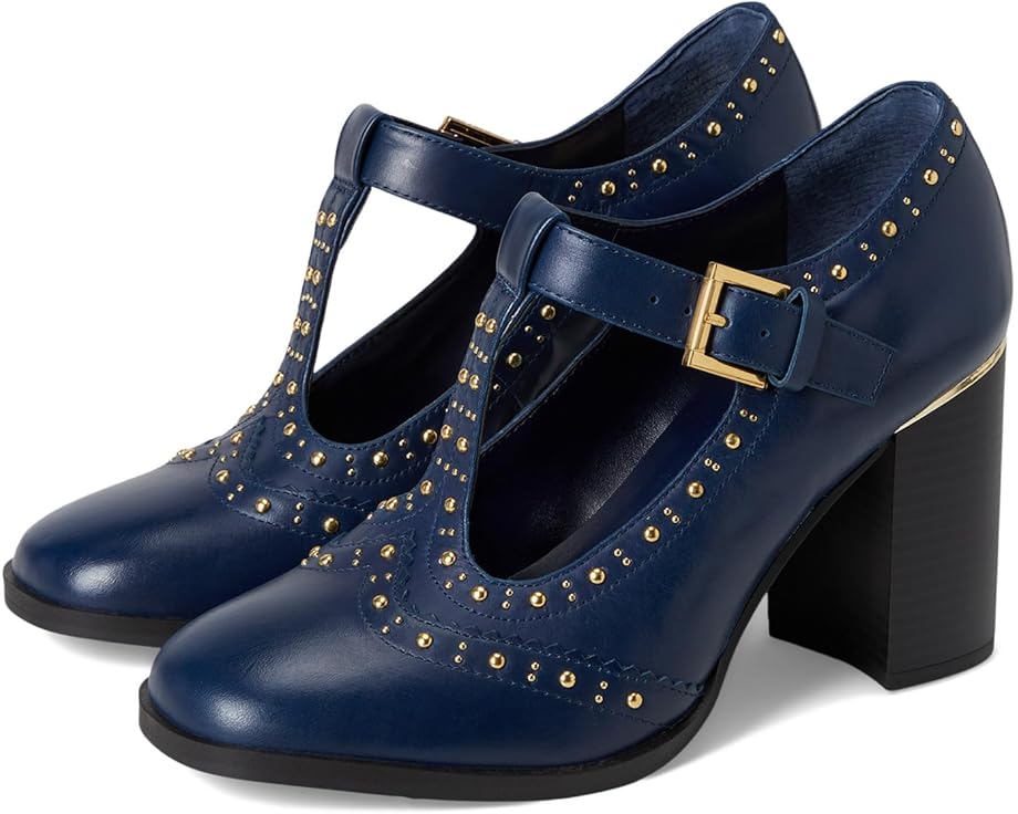 Vince Camuto Maris T-strap Block Heel Pump - Pair View