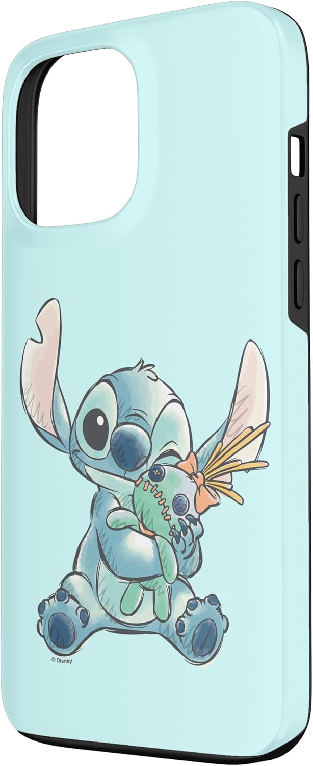 Disney Lilo & Stitch Ohana Means Family Cute Hug Sketch V2 Case for iPhone 13 Pro Max