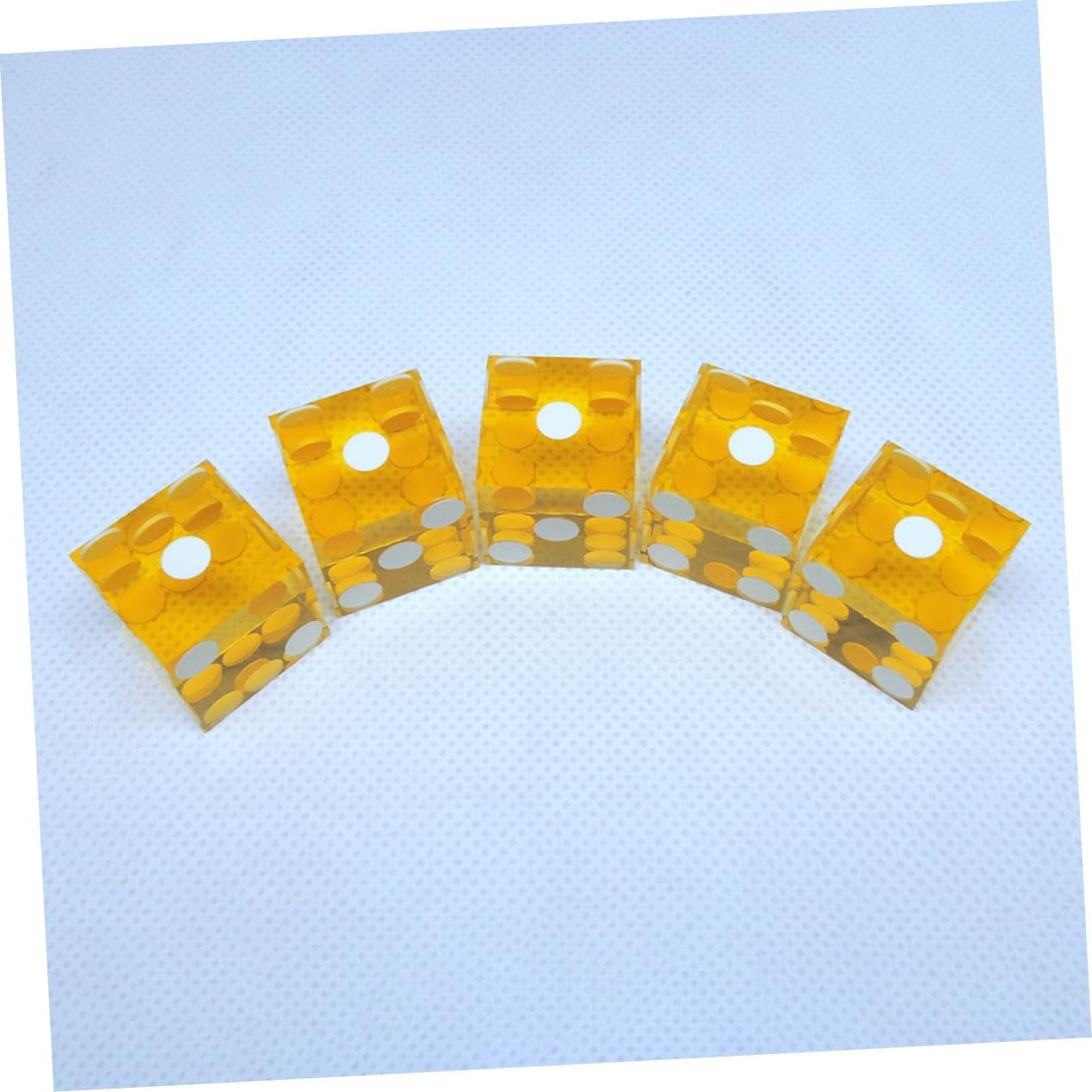 Toddmomy 5Pcs Acrylic Right Angle Dices for Party Games Transparent Entertainment Dices for Tabletop Bars and Gatherings and Safe Design Random Colors Random Color