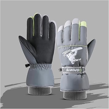 Winter Snow Gloves, Ski Gloves, Touchscreen Warm, for Snowboarding, Hiking, Winter Running, for Men and Women