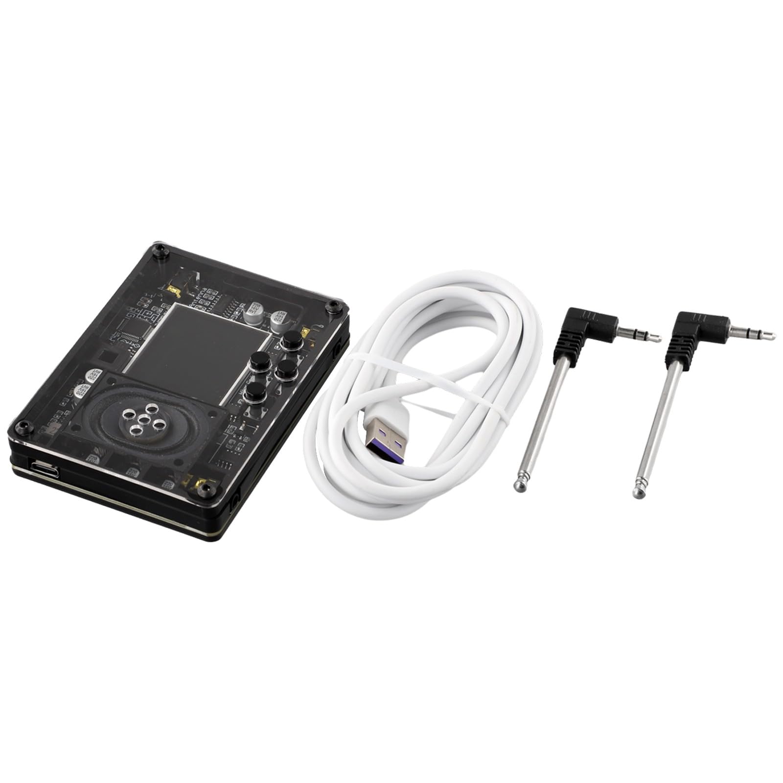 Mini-Theremin, elektronisches Instrument, kreatives Musikspielzeug, Farbbildschirm, 70 Stimmen, Typ-C, tragbar