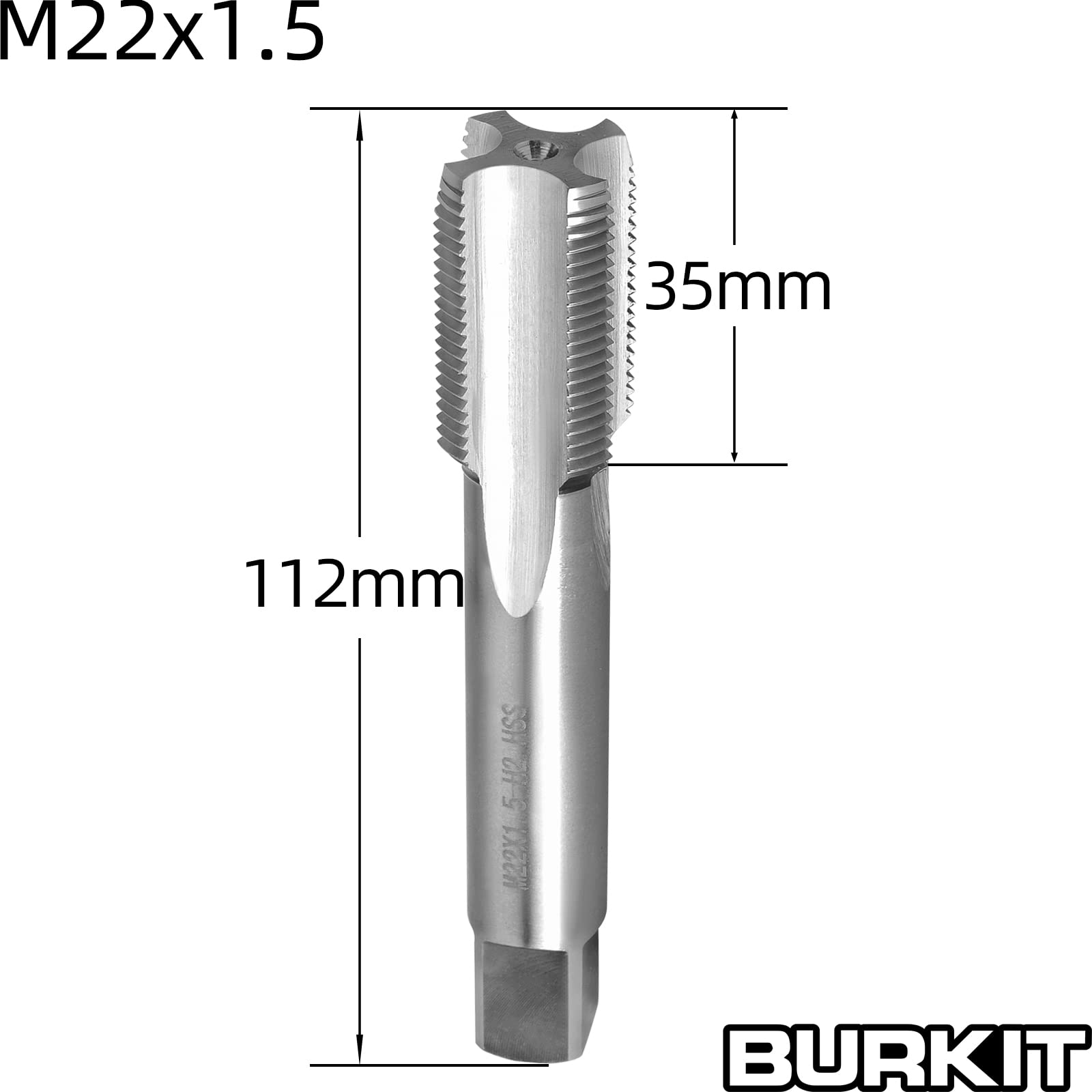 Burkit M22 X 1.5 Tap and Die Set Right Hand — Amazon image 2