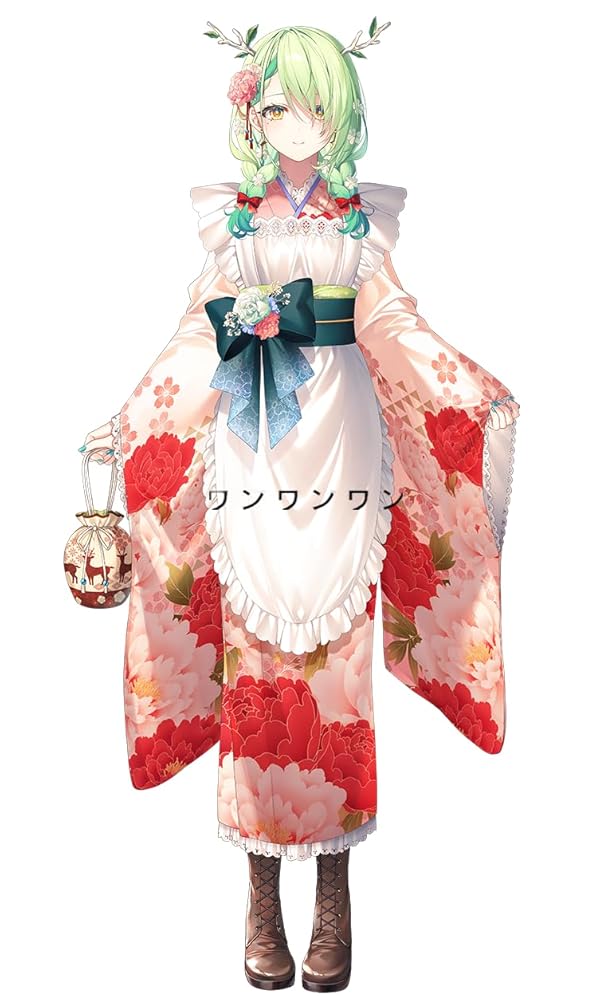 Amazon.co.jp: [ワンワンワン] VTuber セレス・ファウナ 着物