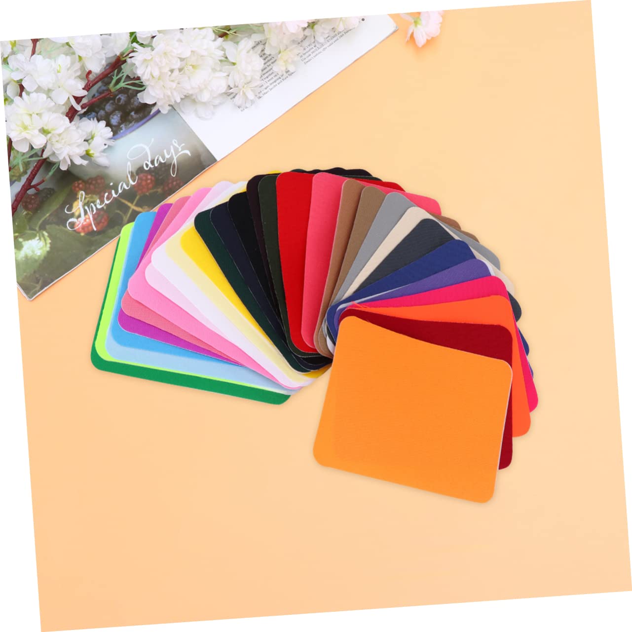 SHINEOFI 3sätze Bunte Bügelflicken Aus Rechteckige Imitiert Denim Stoffreparatur-patches Für Jeans Taschen Hüte Und Kreative Projekte Farben