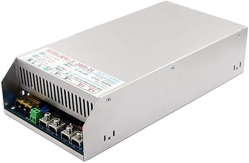 Fuente de alimentación conmutada 2000W 24V AC a DC Fuente de alimentación 24V 83 Amp 2000W con PFC para impresora 3D, luz de tira LED, sistema de
