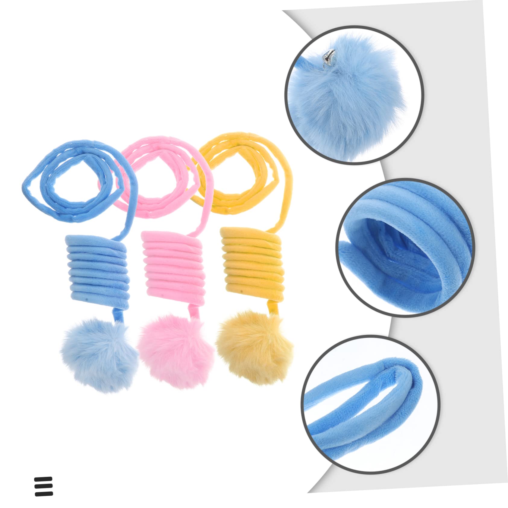 FRCOLOR 12pièces Jouets à Gratter pour Chats Boules à Gratter Intérieures avec Clochettes Accessoires Amusants pour Chats Amuser