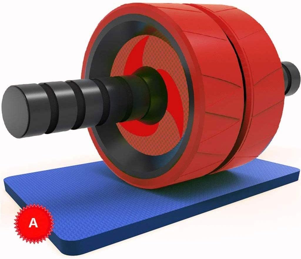 Abdominal Muscle Wheel - Men's Abdominal Muscles Thin Belly Female Roller Lazy Sports Fitness Equipment Home