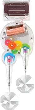 Kikkerland Solar Powered Rainbow Maker Prism Suncatcher, Fun Home Window Decor Unique Gift for Christmas & Birthdays Double Crystal