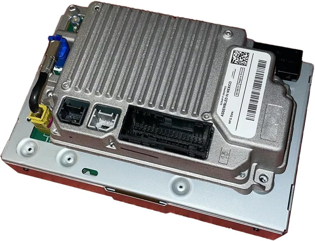 Rear view of the TDAOCTN SYNC4 APIM NAV Module, showing the main electrical connector and antenna ports.