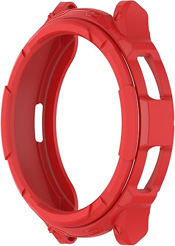 Vista 16 de Accesorios para Samsung Galaxy Watch 6 Classic 1.693 in 1.850 in resistente TPU Armor Case Cover Case Cover + bisel Ring Dial Protector Funda Marco