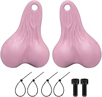 Vista 11 de Bolas colgantes para camión, tuercas, bolas de parachoques, tuercas de toro, contrapeso de bola de cola para TRX4M SCX24 FX24 coches RC 1/18 (Azul)