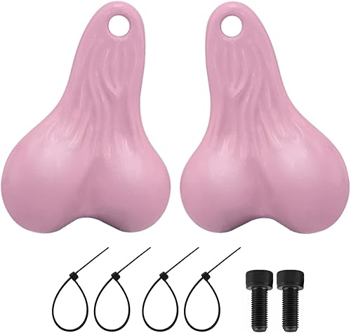 WOAEIUOS Bolas colgantes para camión, tuercas, bolas de parachoques, contrapeso para TRX4M SCX24 FX24 118 RC Cars (color rosa)