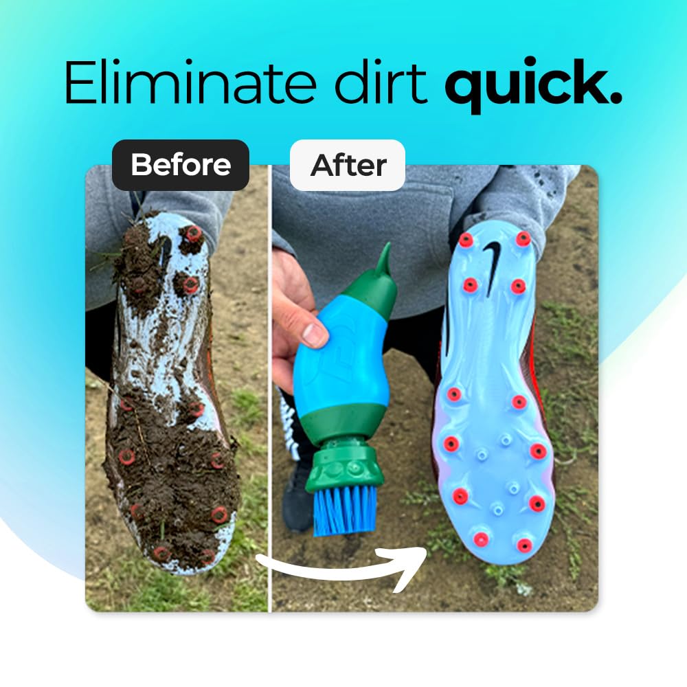 Boot Buddy Shoe Cleaner & Brush with Towel (Black) - Cleans Outdoor Footwear, Football, Rugby, Walking, Hiking & Golf Shoes in Minutes