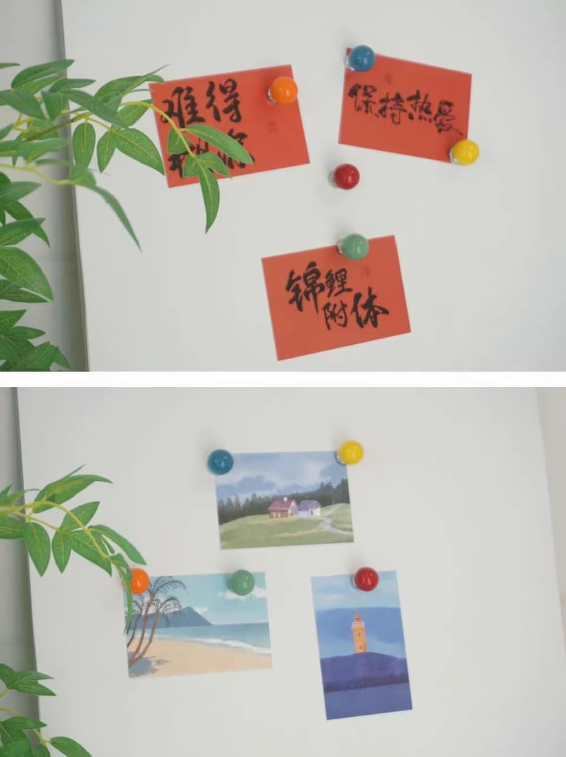 5PCS Colorful Magnetic Hooks Strong Spherical Fridge Magnet Refrigerator Magnets Glossy Whiteboard Magnets for Home Kitchen Locker Office Calendars Magnet Whiteboard Maps Ceramics Fun Decor