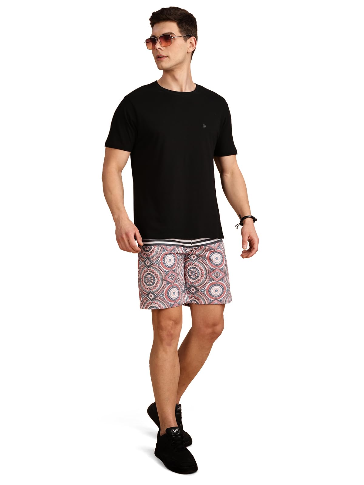 bullmer Trendy Co-Ord Set for Men | T-Shirt and Shorts Set-picture-12