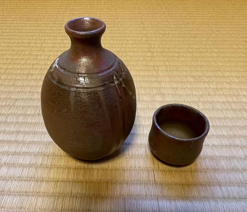 Shodoshima Sanho Ware Tokuri Oikuchi Sanpo Ware by Masato Ozasa, Bizen Ware