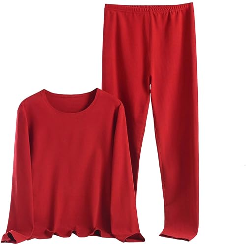 Plus Size Thermal Underwear for Women Long Johns Soft Cozy Base Layer Top and Bottom Sets For Cold Weather