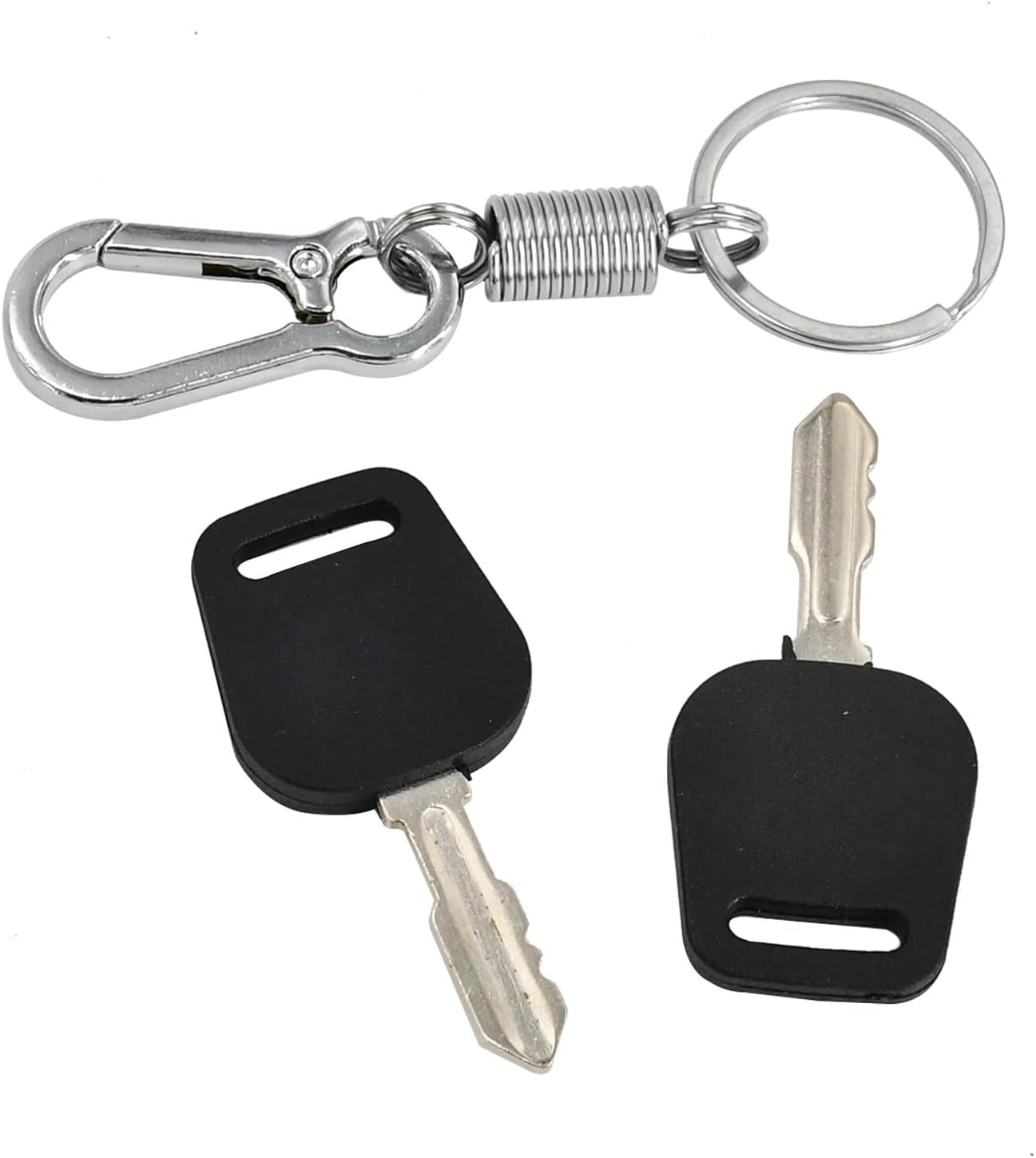 Ignition Switch Keys(2) 532140403 140401 48 340 01-S GY20680 Compatible with John Deere Husqvarna Poulan Pro Craftsman Cub Cadet AYP MTD Toro Ariens Murray Compatible with Kohler Lawn Mower Tractor