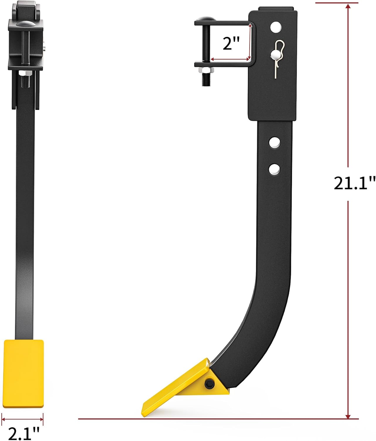 YITAMOTOR ATV/UTV Plow Implement Cultivator with 6 Scarifier Shank Fits for ATV/UTV Manual Implement Lift