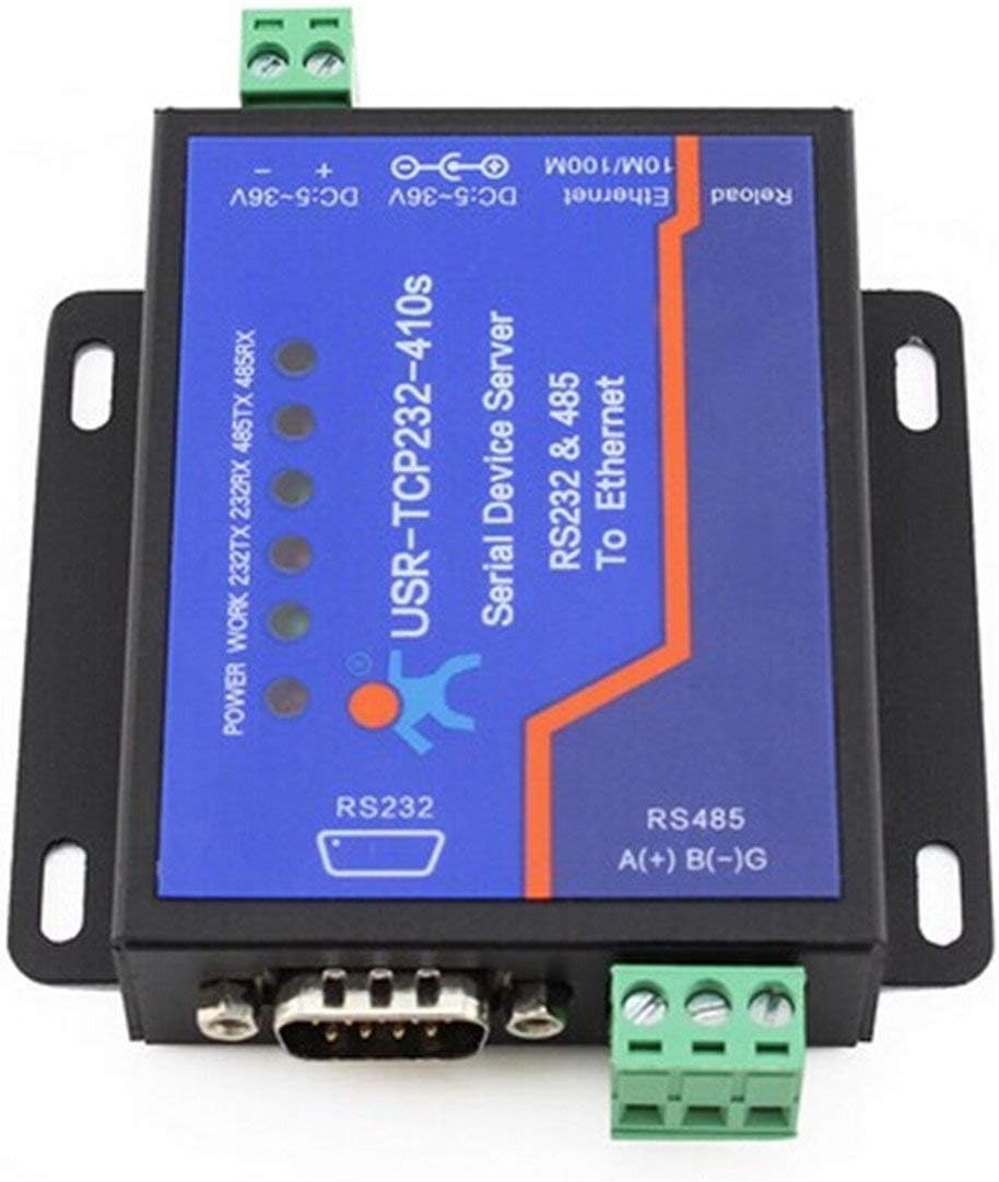 Usr-Tcp232-410S RS232 / RS485 Serial to Ethernet Adapter/IP Device Server Ethernet Converter Support DHCP/DNS