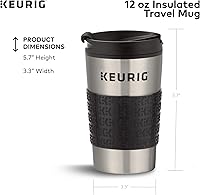 Vista 6 de Keurig K-Mini Plus - Cafetera de cápsulas K-Cup con taza de viaje (1 unidad)