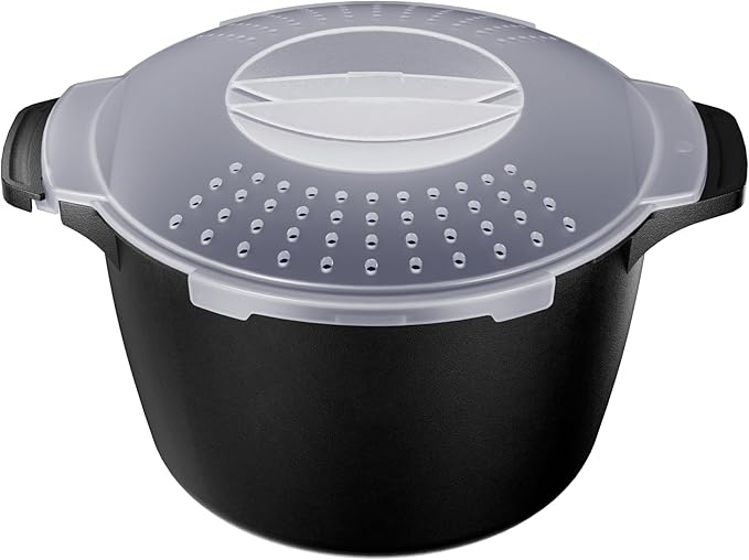 Large Microwave Cookware Steamer 2 Quart