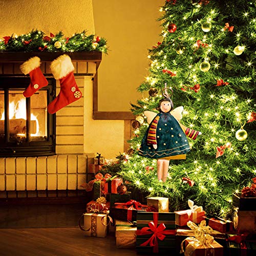 Canafa Party Pendant Hanging Home Gifts Christmas Decor Ornament Iron Retro Decor Home Decor Jewel Christmas Tree Hooks (Multicolor, One Size) #TOP7
