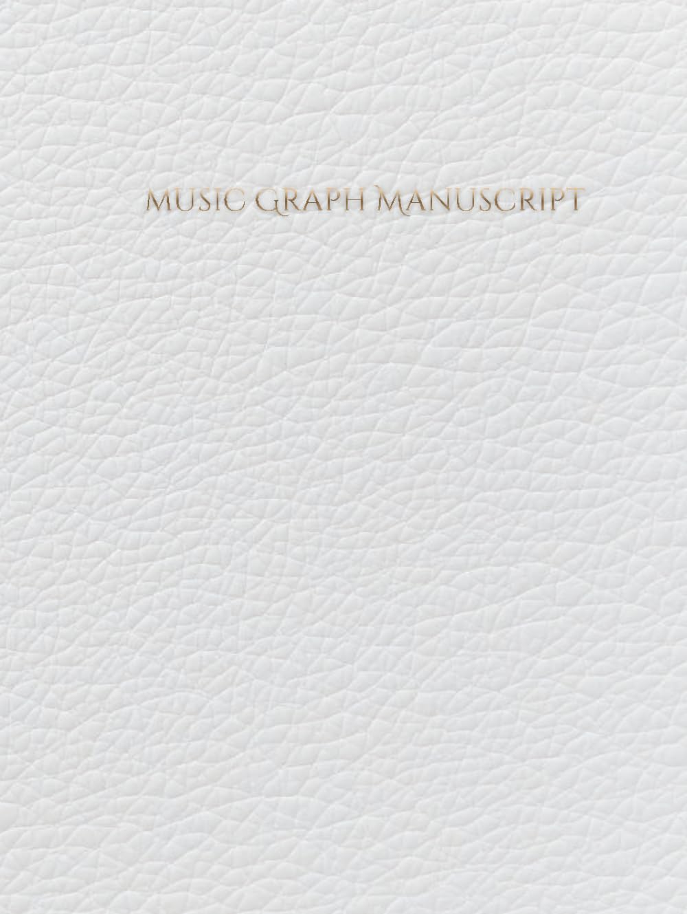 Manuscript Music Graph Iron Clef : Carnet de notation musicale de prestige