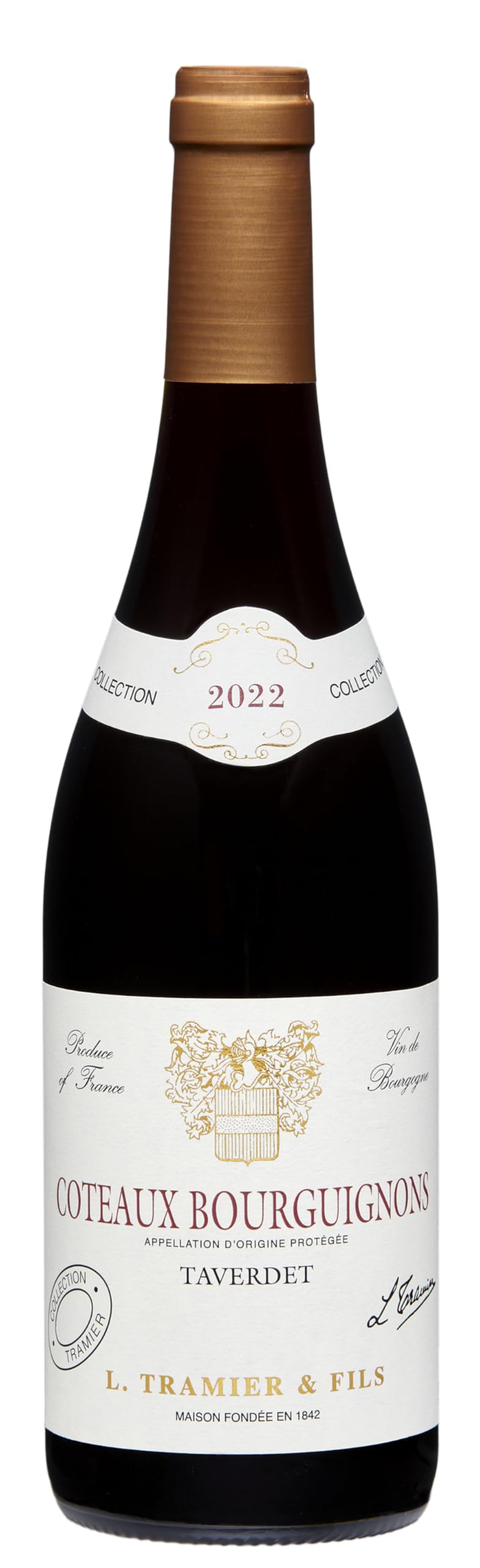 L Tramier & Fils - Coteaux Bourguignon 2022 Red wine - One of Burgundy's most recent appellations, this wine uses Pinot Noir & Gamay grapes from both Burgundy & Beaujolais