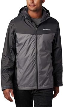 Columbia Mens Glennaker Sherpa Lined Rain Jacket, Waterproof