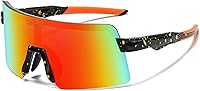 Vista 1 de OMEKOL Dos tamaños para adultos y jóvenes, lentes de sol polarizados para hombres y mujeres, para deportes al aire libre, gafas de béisbol UV400