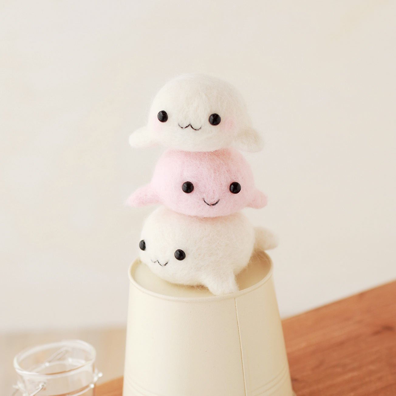 1 X "Kyoto University of seal" Hamanaka wool felt kit H441-342 (japan import)