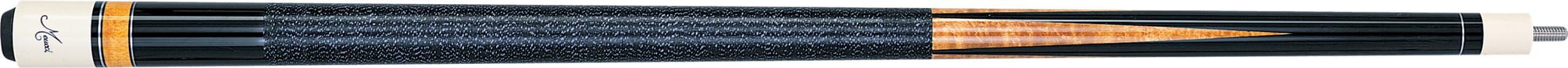 MeucciCues Pool Cue with Black Sleeve and Black Bumper Weight: 21 oz.