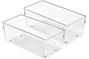 iDesign Drawer Organizer for Utensils and Silverware - Set of 2