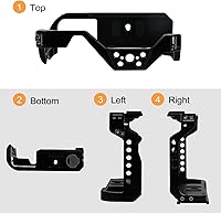 Vista 3 de EOS R7 Camera Cage, EOS R7 Cage for Canon EOS R7 Camera Case Camera Rig Cold Shoe