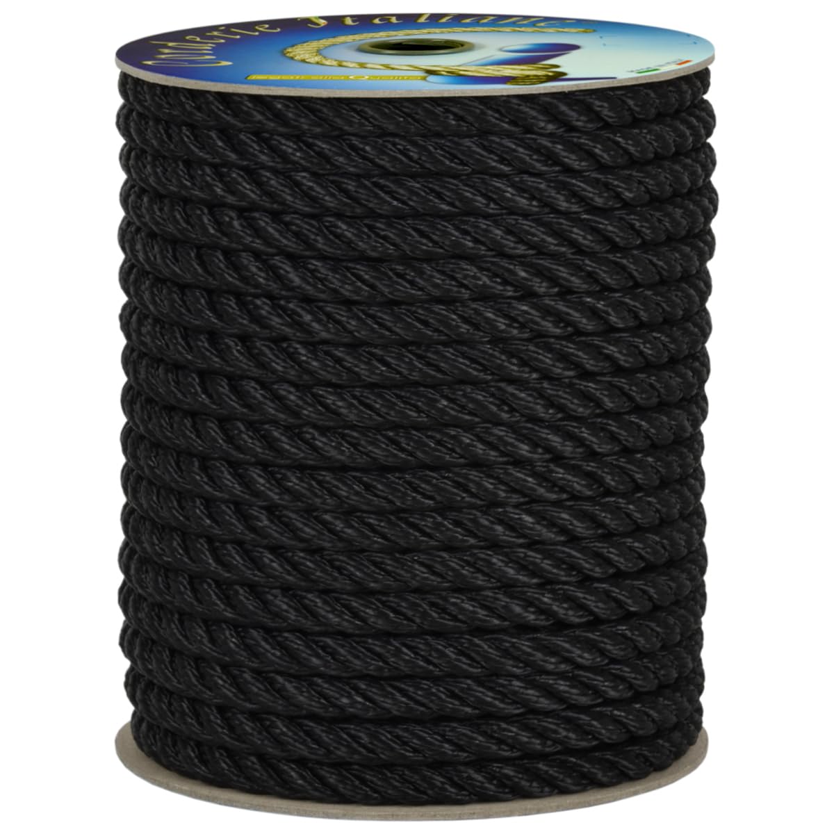 Corderie Italiane 6004196 - Hawser 00, 10 Mm-30 M, Negro