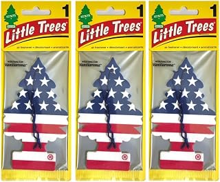 kit 3 Little trees Vanilla Aromatizante Cheirinho para Carro ambientes Usa importado original EUA essência cheiro de baunilha promo