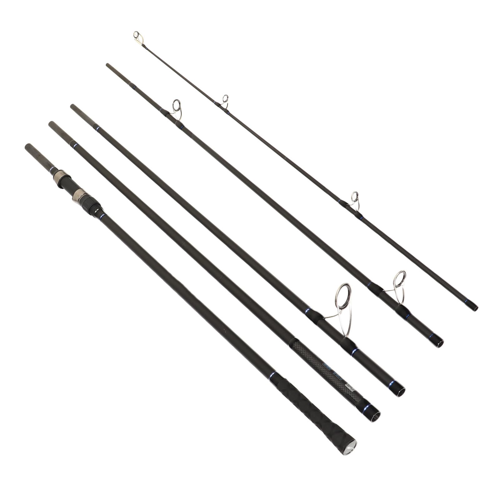 Tbest Canne à Pêche Légère, Cannes à Pêche de Voyage Portable Multi-Section Carpe Coulée Canne à Pêche pour la Pêche en Mer Pêche en Rivière (3.9m)