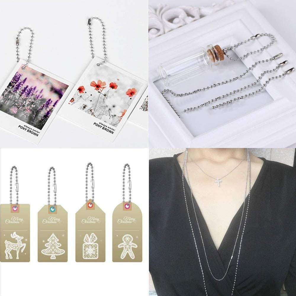 Catena A Palline Acciaio Inox 6 Metri - Diametro 4,5mm Per Fai Da Te, Portachiavi E Decorazioni