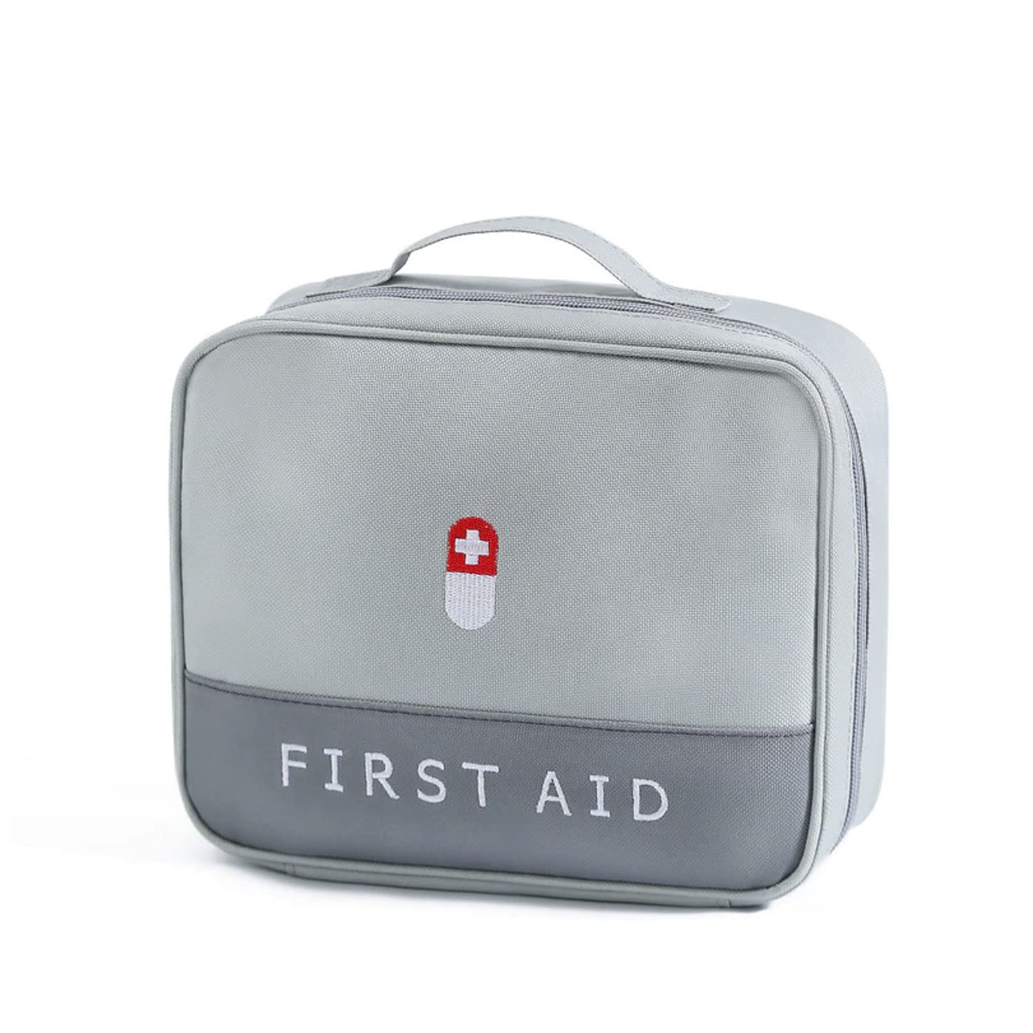First Aid Bag Empty Emergency Treatment Medicine Bags Survival Pouch For Home Office Travel Camping Sport & Backpacking (Grey), 10 Cm-image-12