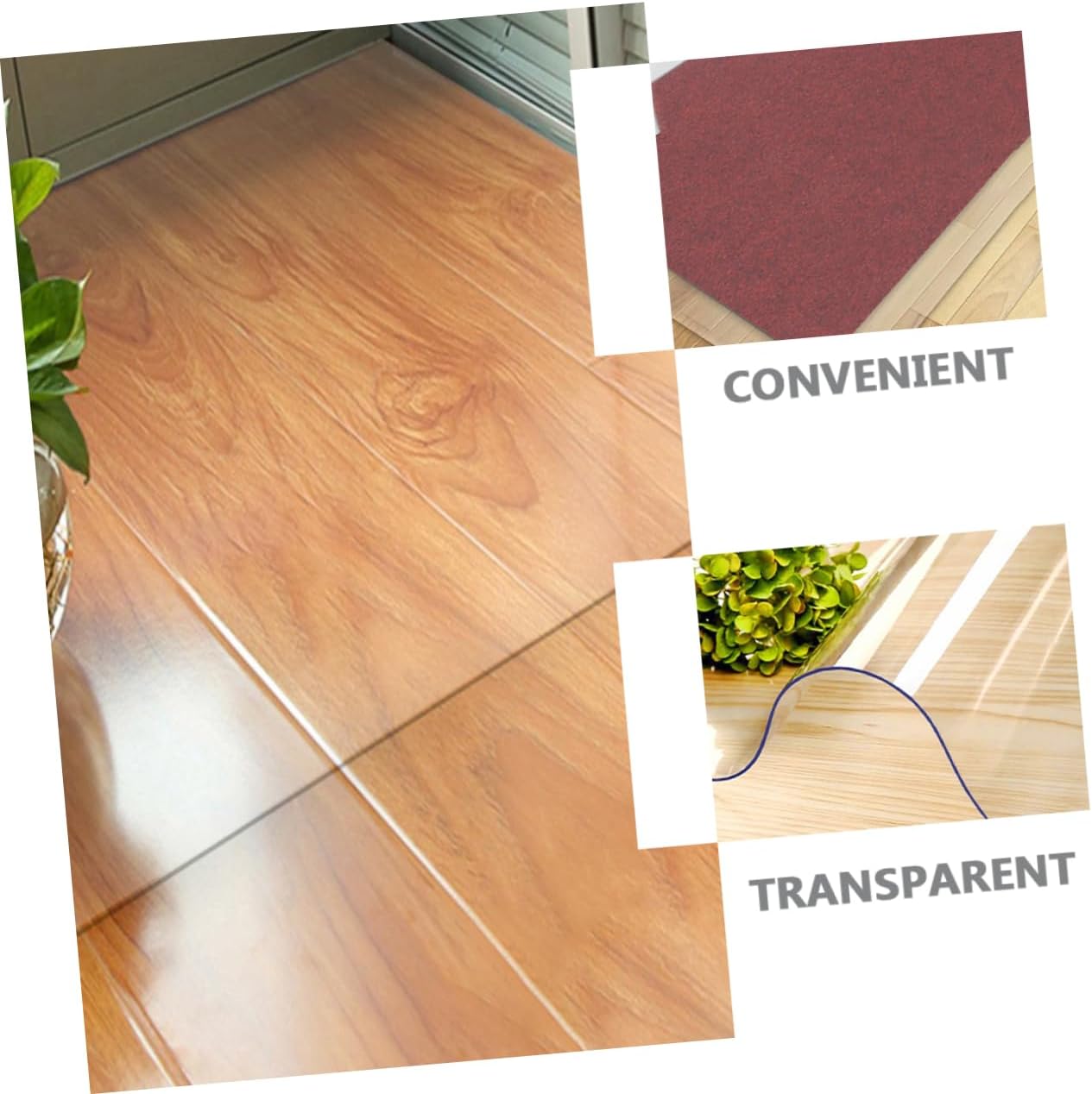 Carpet Protector PVC Washable Rug Mat Outdoor Rug Carpet Protective Mat Easy to Use No Assembly Required
